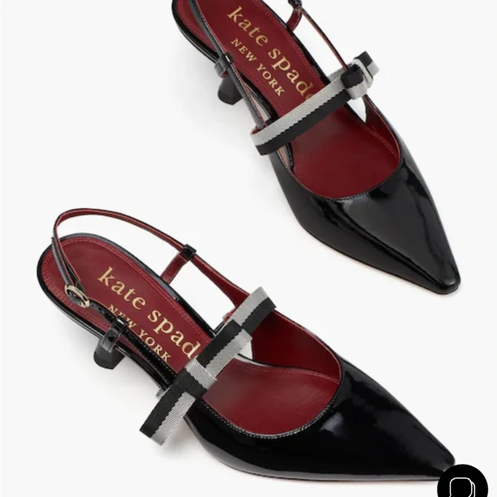 Kate Spade Maritza Black Patent Leather Heels size 11 - Picture 1 of 9